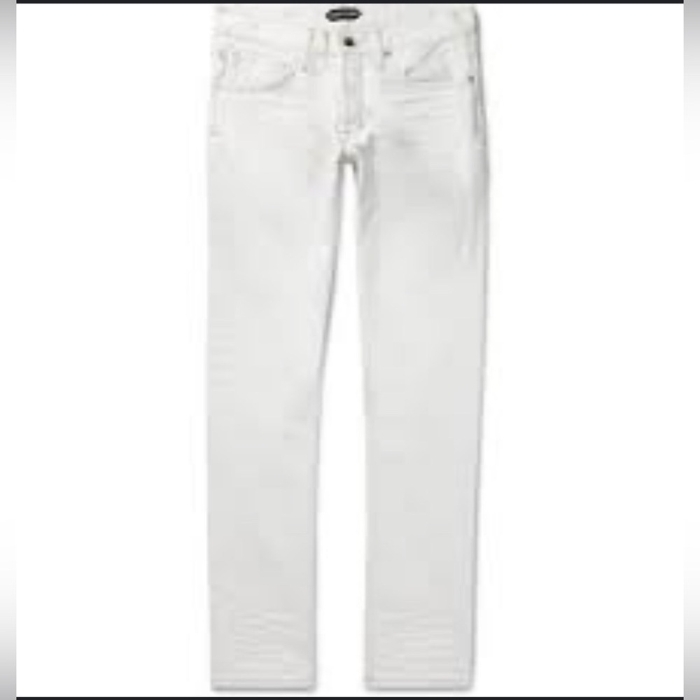 TOM FORD SLIM FIT WHITE JEANS NWT size 28